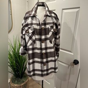 NWT brown fall over sized jacket! Brand new - never worn